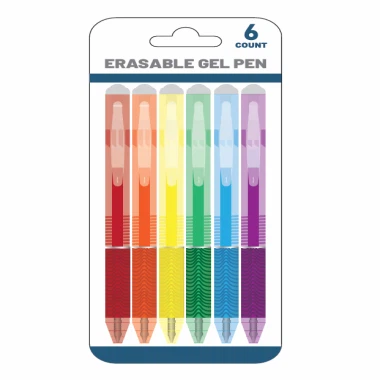 Wie löscht man die Schrift eines löschbaren Gelstifts?